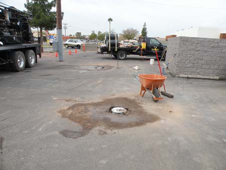 Remediation Project Impacted Soil Gas Station